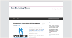 Desktop Screenshot of marketingwhore.net